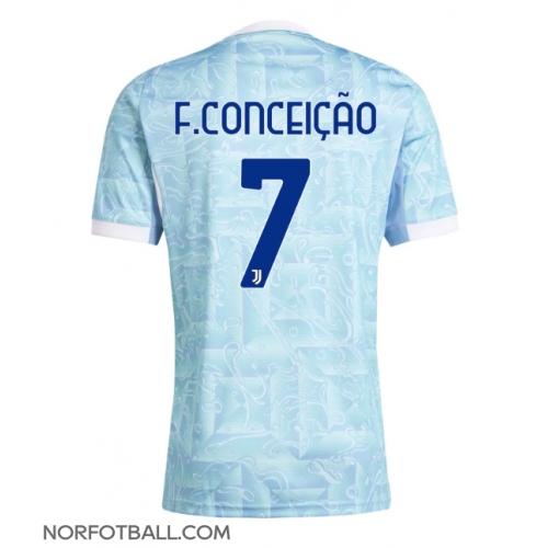 Billige Fotballdrakt Juventus Francisco Conceicao #7 Replika Bortedrakt 2025-26 Kortermet Billige Fotballdrakt Juventus Francisco Conceicao #7 Replika Bortedrakt 2025-26 Kortermet